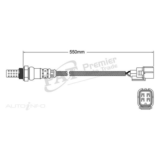 PAT Premium Exhaust Gas Oxygen Sensor - EGO-555