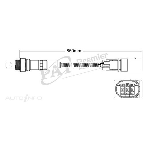 PAT Premium Oxygen/Lambda Sensor Pre-Catalytic Converter/Manifold - EGO-571