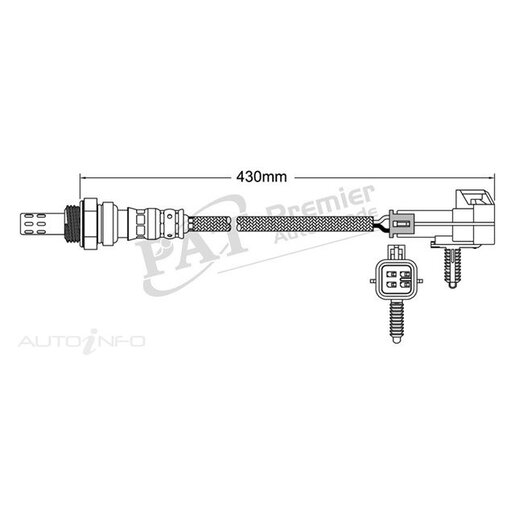 PAT Premium Oxygen/Lambda Sensor Post Catalytic Converter - EGO-585