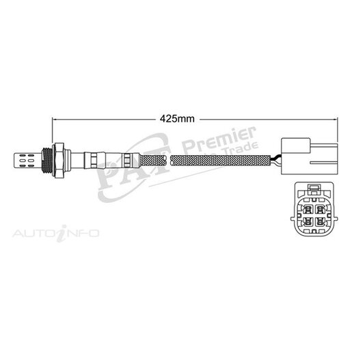 PAT Premium Oxygen/Lambda Sensor Post Catalytic Converter - EGO-591