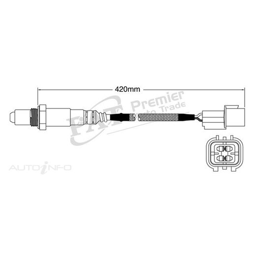 PAT Premium Oxygen/Lambda Sensor Pre-Catalytic Converter/Manifold - EGO-594