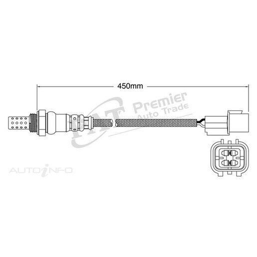 PAT Premium Oxygen/Lambda Sensor Post Catalytic Converter - EGO-612