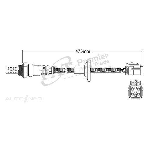 PAT Premium Oxygen/Lambda Sensor Post Catalytic Converter - EGO-676