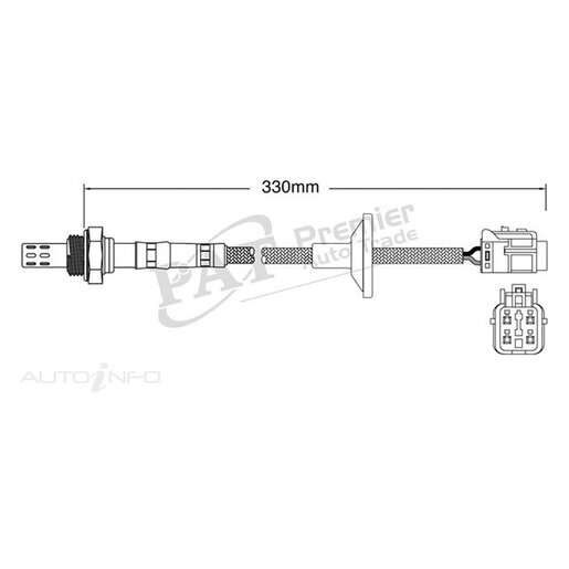 PAT Premium Oxygen/Lambda Sensor Post Catalytic Converter - EGO-679