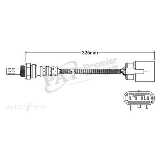 PAT Premium Oxygen Sensor Post Catalytic Converter - EGO-726