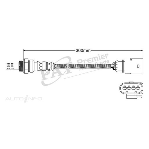 PAT Premium Oxygen/Lambda Sensor Post Catalytic Converter - EGO-703