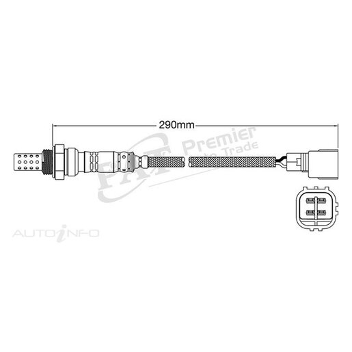 PAT Premium Oxygen/Lambda Sensor Post Catalytic Converter - EGO-778