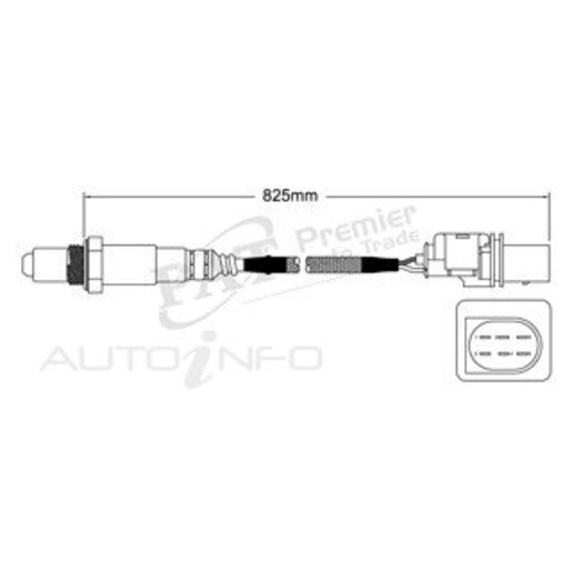 PAT Premium Oxygen/Lambda Sensor Pre-Catalytic Converter/Manifold - EGO-805