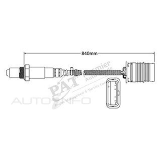 PAT Premium Oxygen Sensor Pre-Catalytic Converter/Manifold - EGO-817