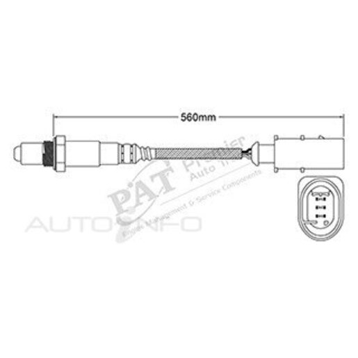 PAT Premium Oxygen/Lambda Sensor Pre Catalytic Converter/Manifold - EGO-818