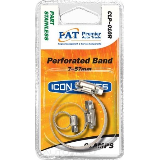 PERFORATED PART STAINLESS MULTI PACK 7-57MM PK 3