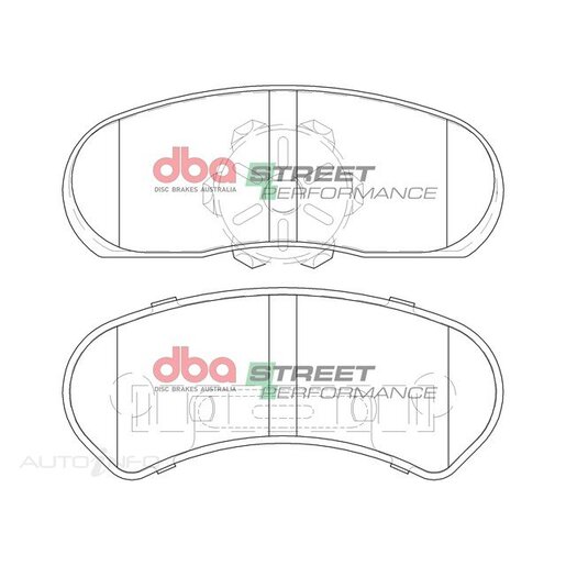 DBA Disc Brake Pads Street Performance Series - DB1045SP