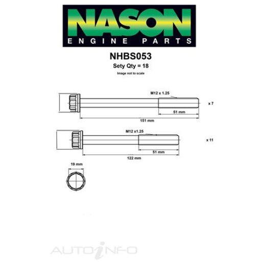 Cylinder Head Bolt Set