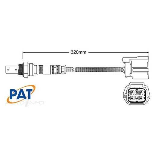 PAT Premium Oxygen/Lambda Sensor Pre-Catalytic Converter - EGO-836