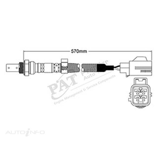 PAT Premium Oxygen/Lambda Sensor Pre-Catalytic Converter/Manifold - EGO-838