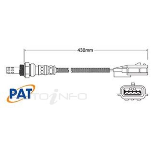 PAT Premium Oxygen/Lambda Sensor Post Catalytic Converter - EGO-853