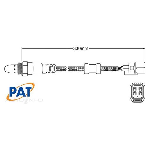 PAT Premium Oxygen/Lambda Sensor Pre-Catalytic Converter/Manifold - EGO-856