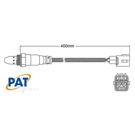 PAT Premium Oxygen/Lambda Sensor Pre-Catalytic Converter/Manifold - EGO-859