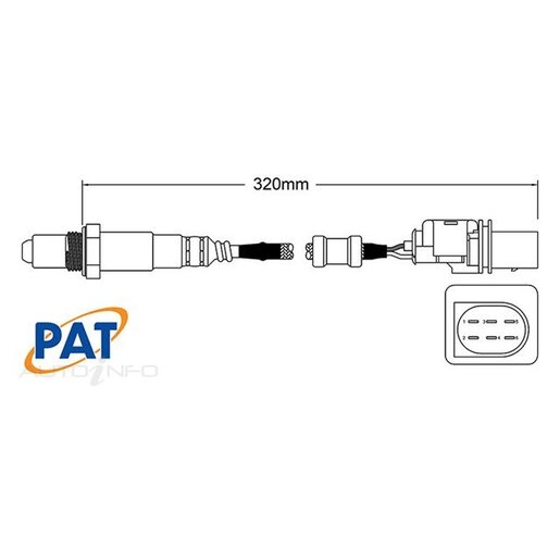 PAT Premium Oxygen/Lambda Sensor Pre-Catalytic Converter/Manifold - EGO-870