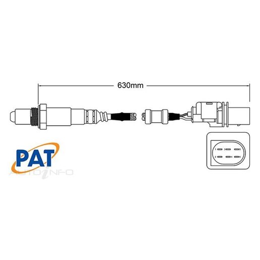 PAT Premium Oxygen/Lambda Sensor Pre-Catalytic Converter/Manifold - EGO-871