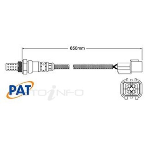 PAT Premium Oxygen/Lambda Sensor Post Catalytic Converter - EGO-879