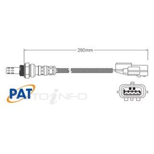 PAT Premium Oxygen/Lambda Sensor Post Catalytic Converter - EGO-888