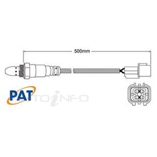 PAT Premium Oxygen/Lambda Sensor Post Catalytic Converter - EGO-889