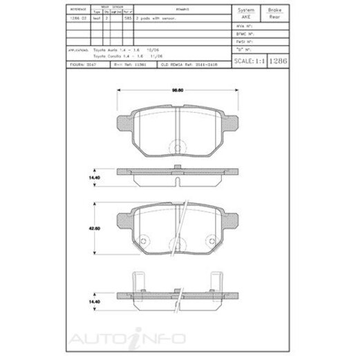 Pad Set-Brake