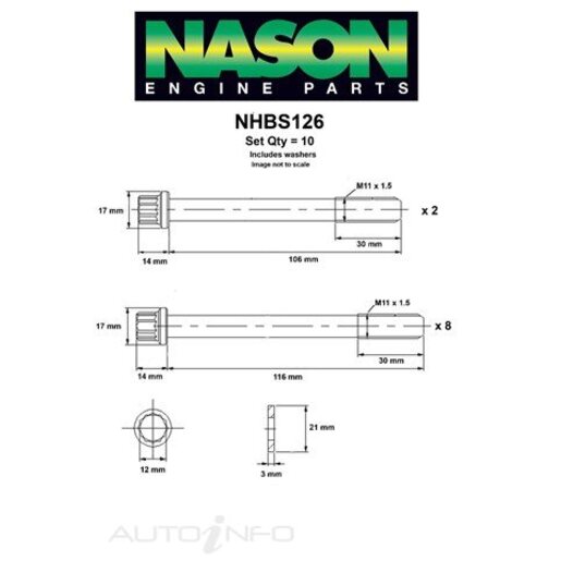 Cylinder Head Bolt Set