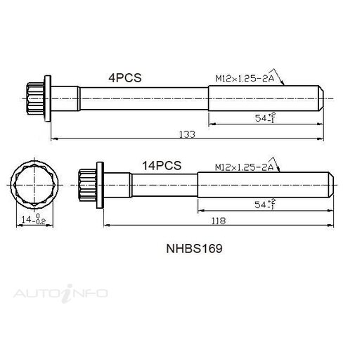 Cylinder Head Bolt Set