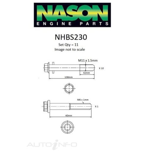 Cylinder Head Bolt Set