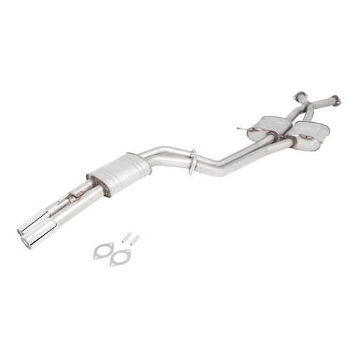 E4-HV24-CBS XFORCE TWIN 2.5IN CAT-BACK EXHAUST SYSTEM SS