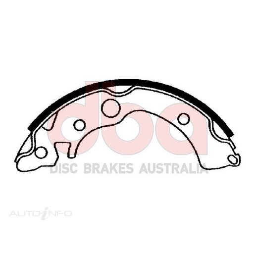 DBA Brake Shoes Street Series To Suit Honda Civic CRX Integra 80mm - DBAS1610