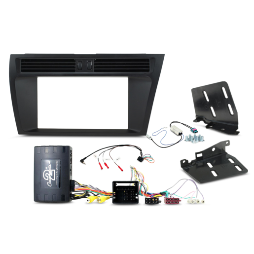 Aerpro Facia Install Kit Double DIN To Suit Audi A4 B8 or A5 8T Black - FP8491K