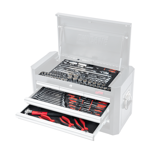 Chicane Tool Set with EVA Insert to Fit 6 Drawer Tool Chest 165 pcs - CH165EVA