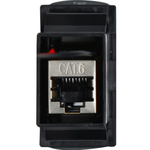 GME RJ45 Pass-Through Adaptor - Type 6 (Red) - XRS-RJ45R6