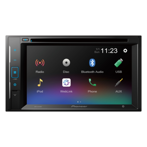 Pioneer 6.2" AV Head Unit Receiver With CD & DVD Playback - AVHA245BT