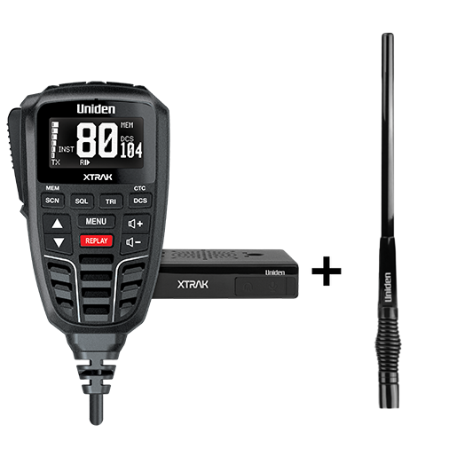 Uniden XTRAK-80 Adventure Pack UHF Radio - XTRAK80-ADV