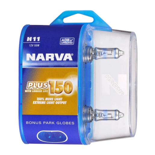 Narva H11 12W 55W Plus PGJ19-2 150 Globes - 48388BL2
