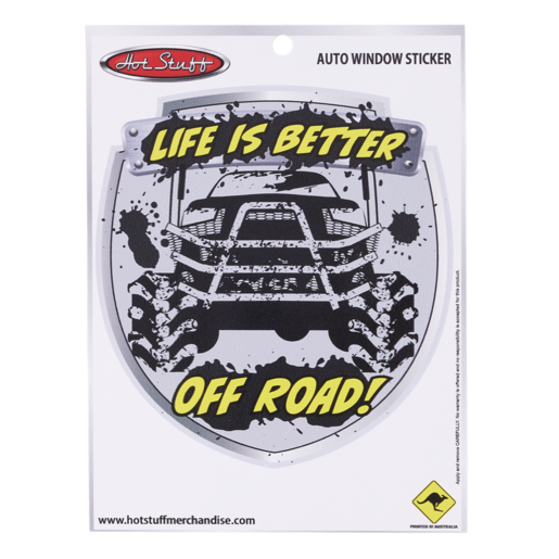Hot Stuff Life Is Better Off Road Sticker - SH1035