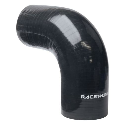 RaceWorks Hose 90Deg Reducer 89-102mm Black - SHE-090-375BK