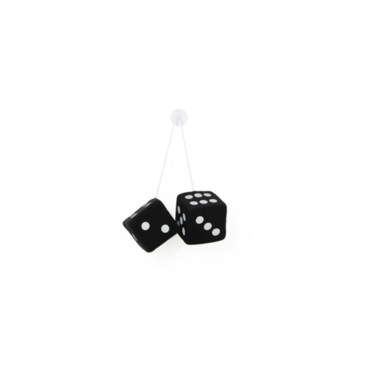 Streetwize Fluffy Dice Black - SWFD-B