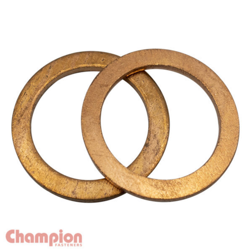 Champion Flat Washer Copper M14 x 20 x 1.5mm (Sold Individually) - CWC49