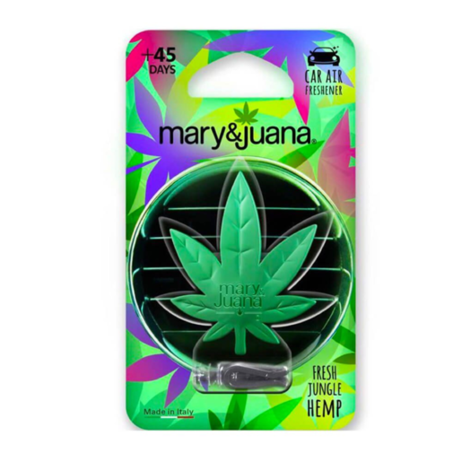 Mary & Juana Air Freshener Vent Clip Green - MJ003