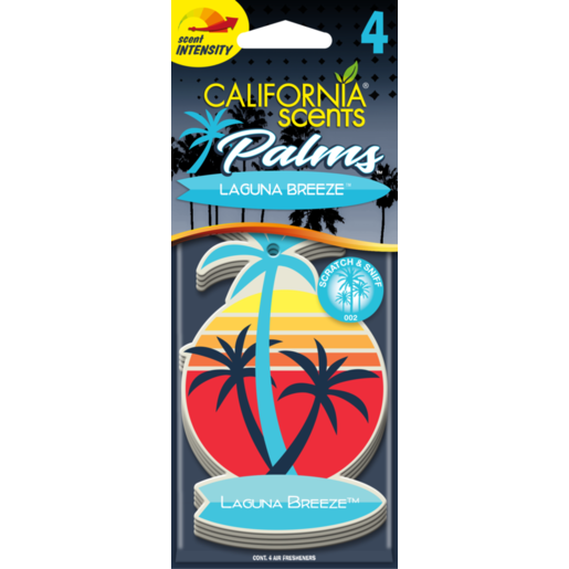 California Scents Palms Paper Laguna Breeze 4pk - E302707900