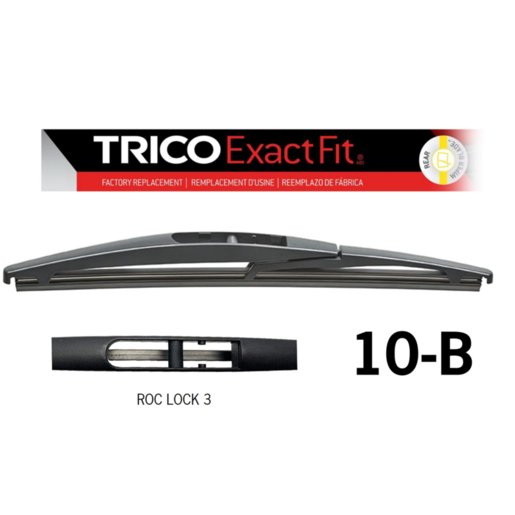 Trico ExactFit Plastic Rear Blade 250mm - 10-B