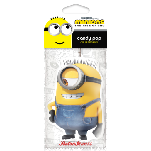 Minions Air Freshener Paper Minions Candy Pop Carl - MN2D14