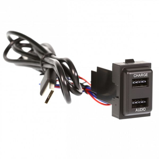 Aerpro Dual USB Charge And Sync To Suit Jeep - APUSBJP1