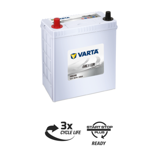 Varta Silver Dynamic AGM Battery - 34B20R