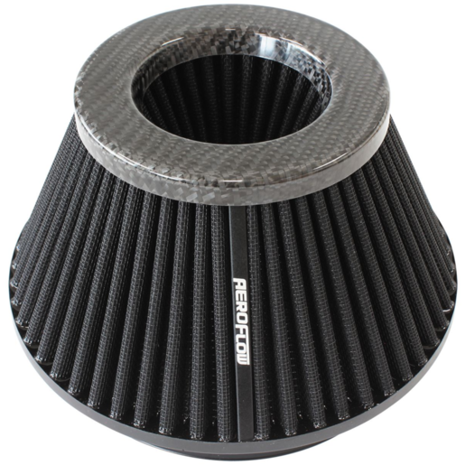 Aeroflow Universal 6" Clamp-On Carbon Fibre Inverted Pod Filter - AF2911